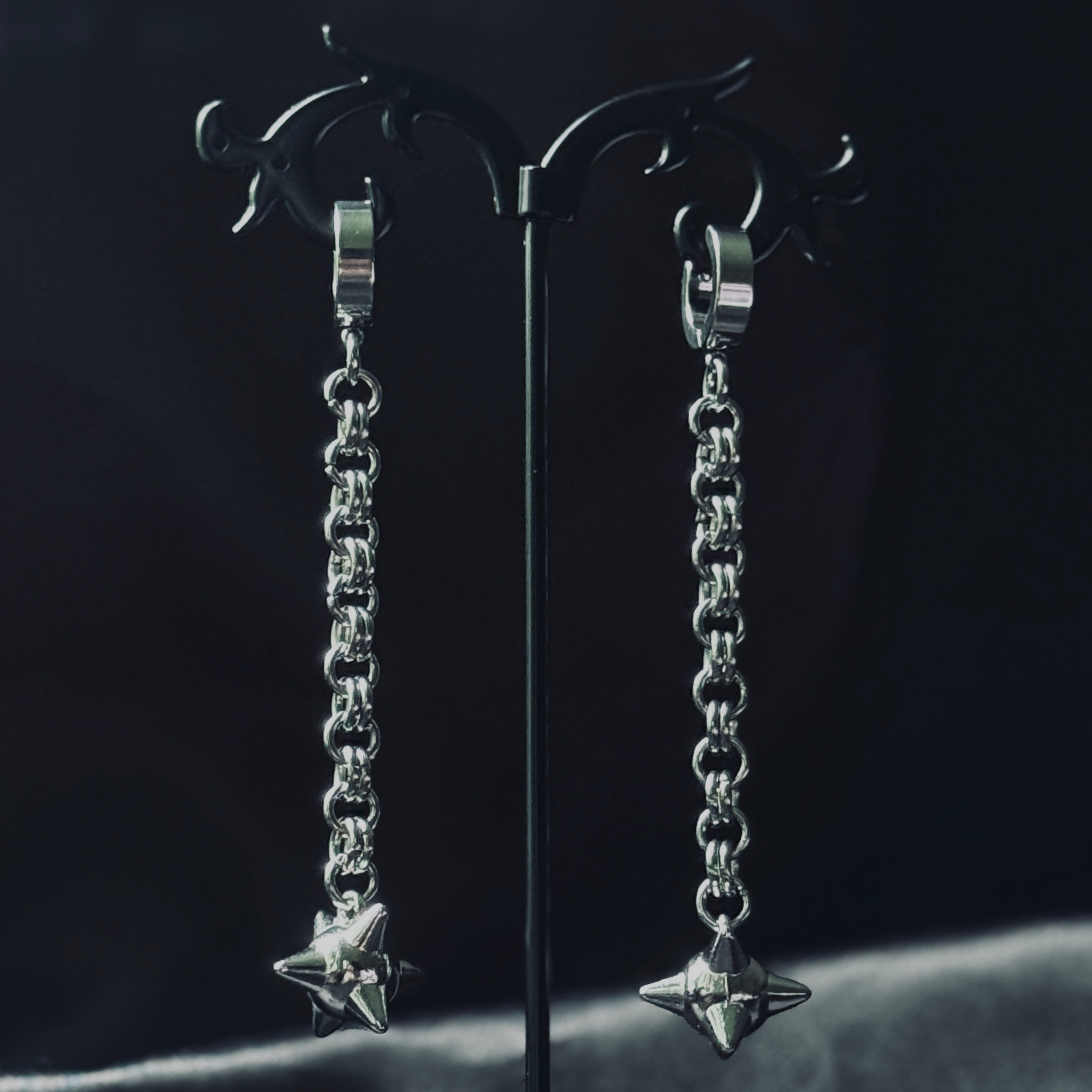 Flail earrings