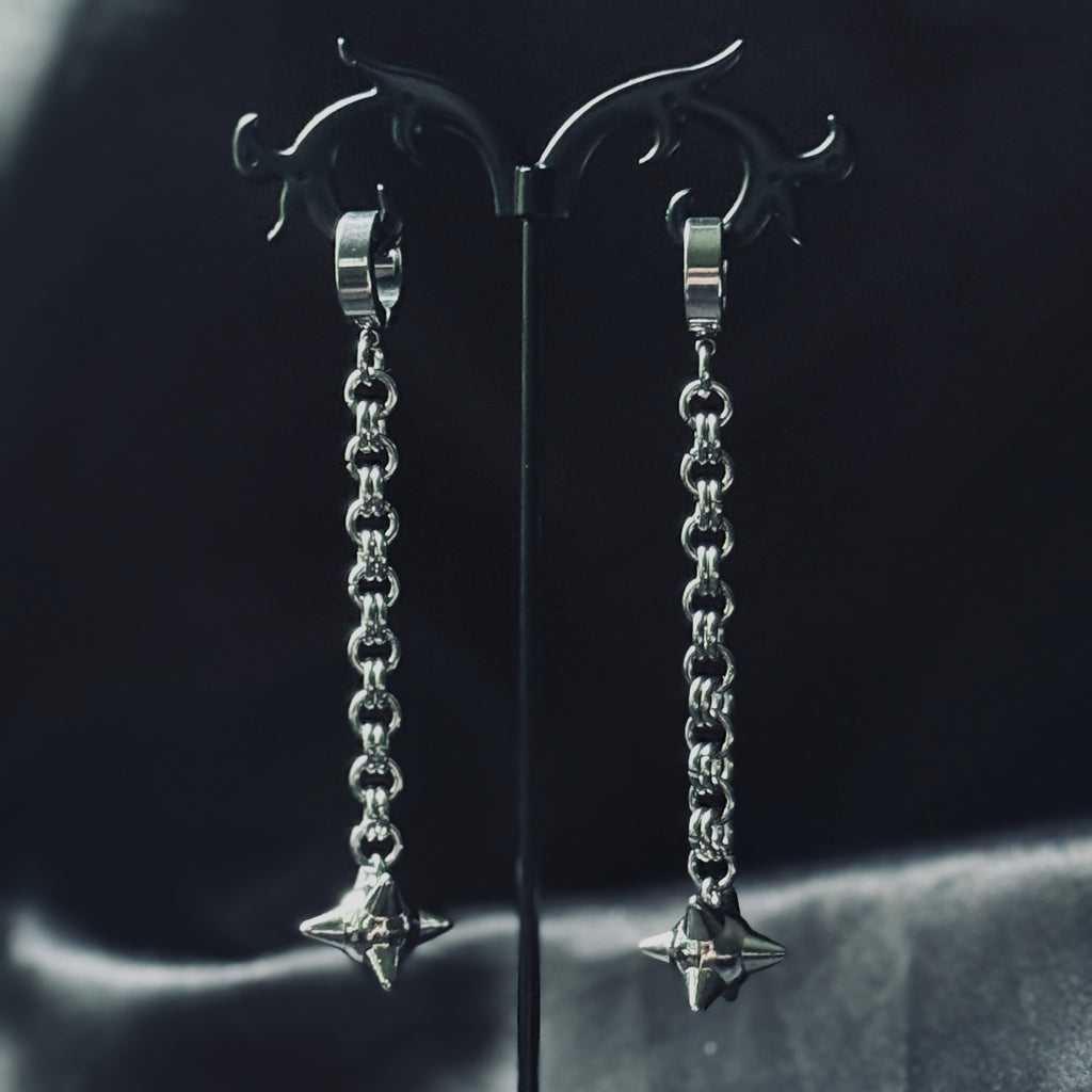 Flail earrings