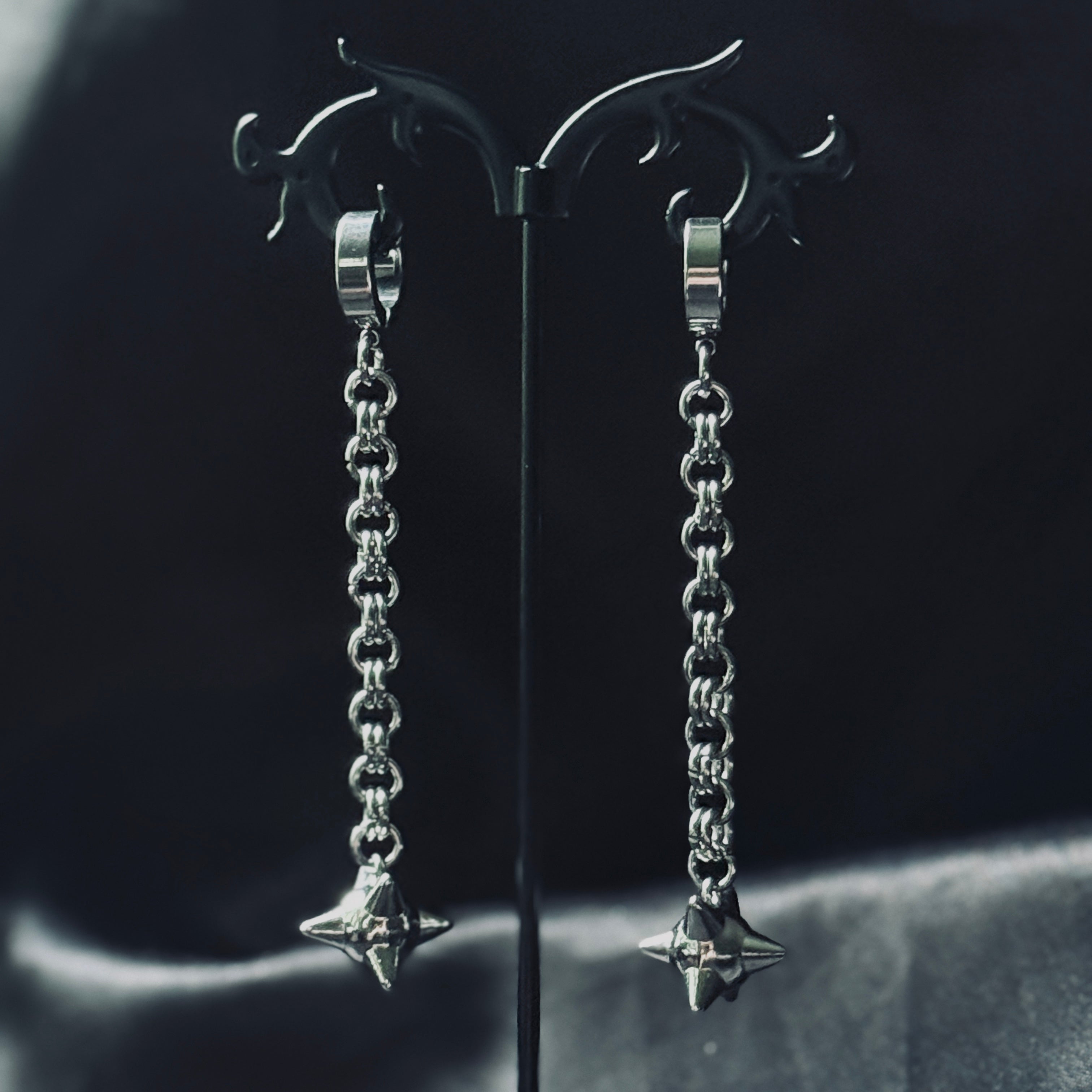 Flail earrings