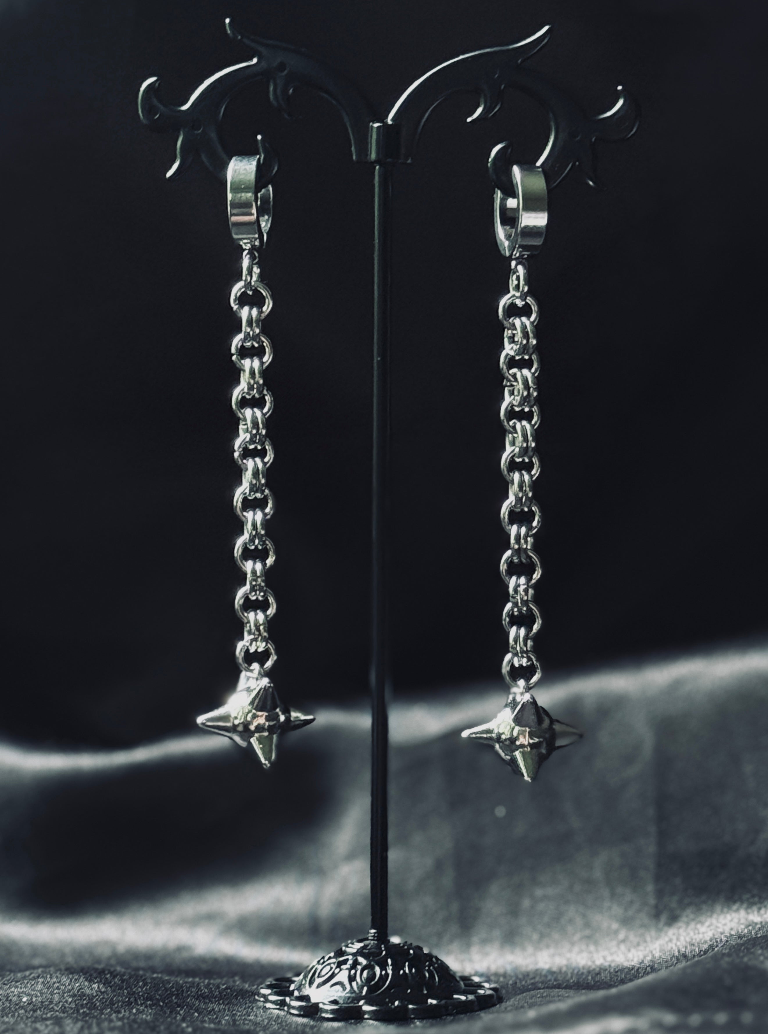 Flail earrings
